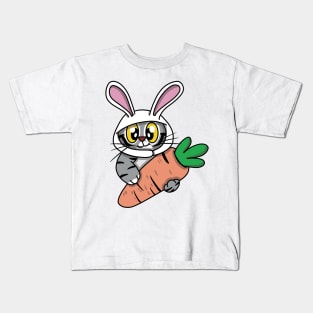 Bunny Cat Kids T-Shirt